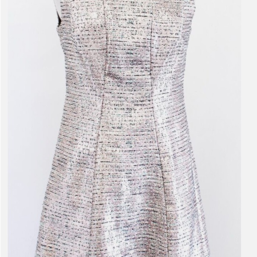 Tahari ASL Multicolor Tweed Dress